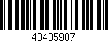 Código de barras (EAN, GTIN, SKU, ISBN): '48435907'