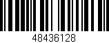 Código de barras (EAN, GTIN, SKU, ISBN): '48436128'