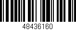 Código de barras (EAN, GTIN, SKU, ISBN): '48436160'