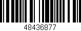 Código de barras (EAN, GTIN, SKU, ISBN): '48436877'