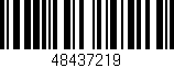 Código de barras (EAN, GTIN, SKU, ISBN): '48437219'