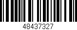 Código de barras (EAN, GTIN, SKU, ISBN): '48437327'