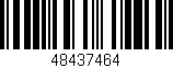 Código de barras (EAN, GTIN, SKU, ISBN): '48437464'