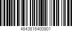 Código de barras (EAN, GTIN, SKU, ISBN): '4843816400901'