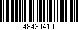 Código de barras (EAN, GTIN, SKU, ISBN): '48439419'