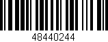 Código de barras (EAN, GTIN, SKU, ISBN): '48440244'