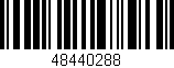 Código de barras (EAN, GTIN, SKU, ISBN): '48440288'