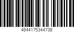 Código de barras (EAN, GTIN, SKU, ISBN): '4844175344738'