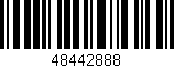 Código de barras (EAN, GTIN, SKU, ISBN): '48442888'