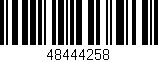 Código de barras (EAN, GTIN, SKU, ISBN): '48444258'