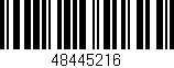 Código de barras (EAN, GTIN, SKU, ISBN): '48445216'