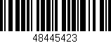 Código de barras (EAN, GTIN, SKU, ISBN): '48445423'