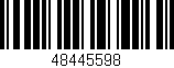 Código de barras (EAN, GTIN, SKU, ISBN): '48445598'