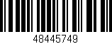 Código de barras (EAN, GTIN, SKU, ISBN): '48445749'