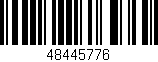 Código de barras (EAN, GTIN, SKU, ISBN): '48445776'