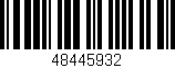 Código de barras (EAN, GTIN, SKU, ISBN): '48445932'