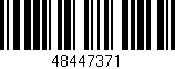 Código de barras (EAN, GTIN, SKU, ISBN): '48447371'