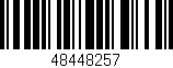Código de barras (EAN, GTIN, SKU, ISBN): '48448257'