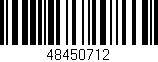 Código de barras (EAN, GTIN, SKU, ISBN): '48450712'