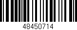 Código de barras (EAN, GTIN, SKU, ISBN): '48450714'