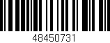 Código de barras (EAN, GTIN, SKU, ISBN): '48450731'
