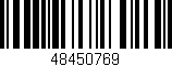 Código de barras (EAN, GTIN, SKU, ISBN): '48450769'