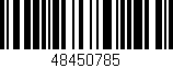 Código de barras (EAN, GTIN, SKU, ISBN): '48450785'