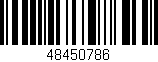 Código de barras (EAN, GTIN, SKU, ISBN): '48450786'
