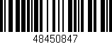Código de barras (EAN, GTIN, SKU, ISBN): '48450847'