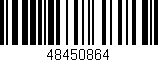 Código de barras (EAN, GTIN, SKU, ISBN): '48450864'