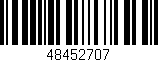 Código de barras (EAN, GTIN, SKU, ISBN): '48452707'