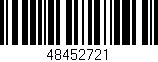 Código de barras (EAN, GTIN, SKU, ISBN): '48452721'