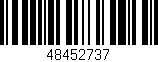 Código de barras (EAN, GTIN, SKU, ISBN): '48452737'