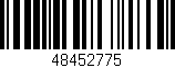 Código de barras (EAN, GTIN, SKU, ISBN): '48452775'