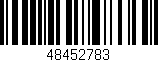 Código de barras (EAN, GTIN, SKU, ISBN): '48452783'