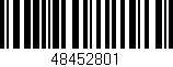 Código de barras (EAN, GTIN, SKU, ISBN): '48452801'