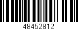 Código de barras (EAN, GTIN, SKU, ISBN): '48452812'