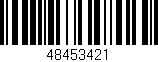 Código de barras (EAN, GTIN, SKU, ISBN): '48453421'