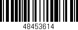 Código de barras (EAN, GTIN, SKU, ISBN): '48453614'