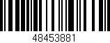 Código de barras (EAN, GTIN, SKU, ISBN): '48453881'