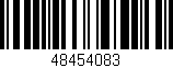 Código de barras (EAN, GTIN, SKU, ISBN): '48454083'