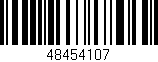 Código de barras (EAN, GTIN, SKU, ISBN): '48454107'