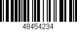 Código de barras (EAN, GTIN, SKU, ISBN): '48454234'