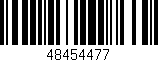 Código de barras (EAN, GTIN, SKU, ISBN): '48454477'