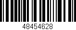 Código de barras (EAN, GTIN, SKU, ISBN): '48454628'