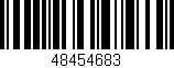 Código de barras (EAN, GTIN, SKU, ISBN): '48454683'