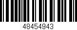 Código de barras (EAN, GTIN, SKU, ISBN): '48454943'