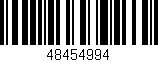Código de barras (EAN, GTIN, SKU, ISBN): '48454994'