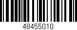 Código de barras (EAN, GTIN, SKU, ISBN): '48455010'