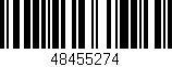 Código de barras (EAN, GTIN, SKU, ISBN): '48455274'